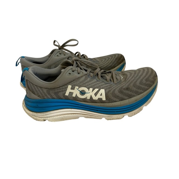 Hoka Gaviota 5 Mens‎ Blue Gray Running Athletic Shoes Sneaker Sz  11.5 D - Picture 3 of 8